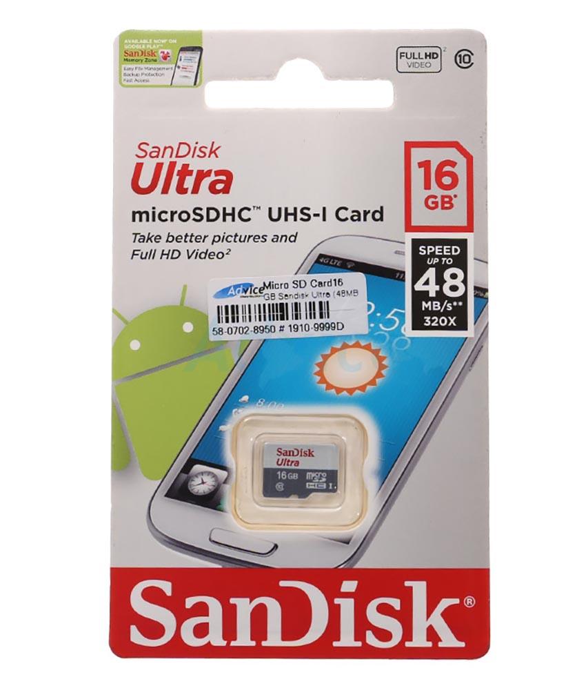 [Xả Kho] Thẻ nhớ MicroSDXC SanDisk Ultra 16GB
