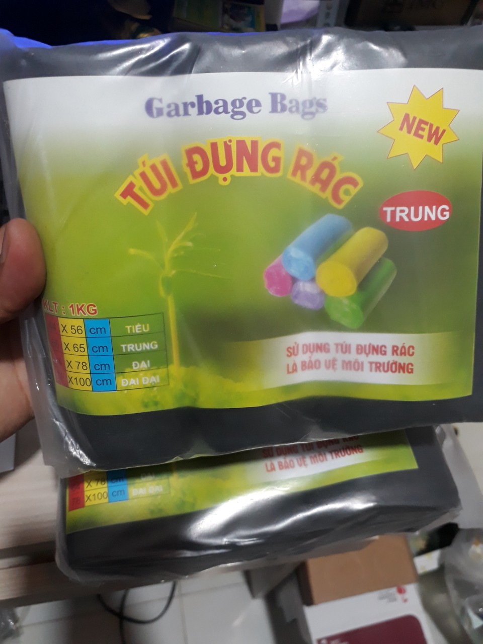 [HCM]COMBO 3 CUỘN TÚI RÁC CUỘN TỰ PHÂN HỦY