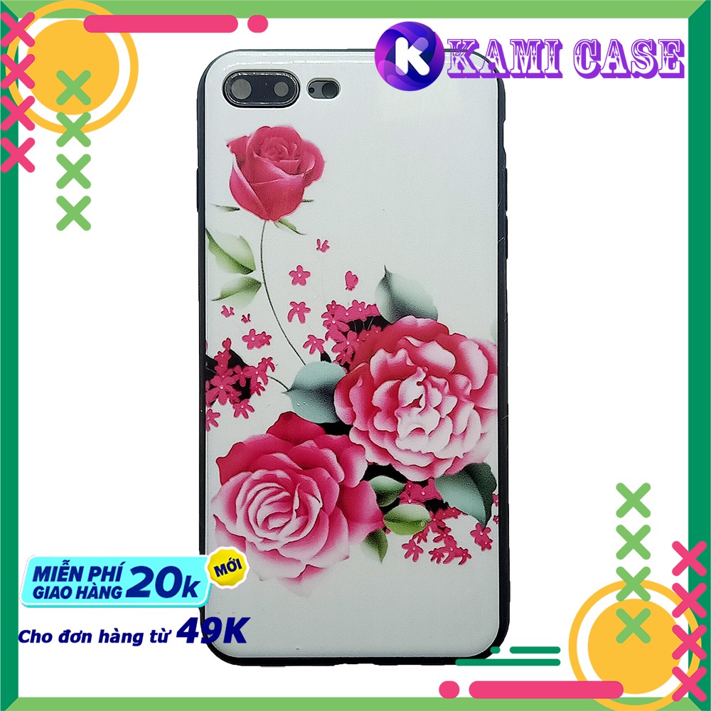 Ốp Lưng iPhone 7 Plus/ 8 Plus Cứng Bóng Viền Dẻo