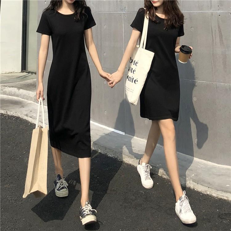 [HCM]Đầm Thun Nữ Dáng Xòe