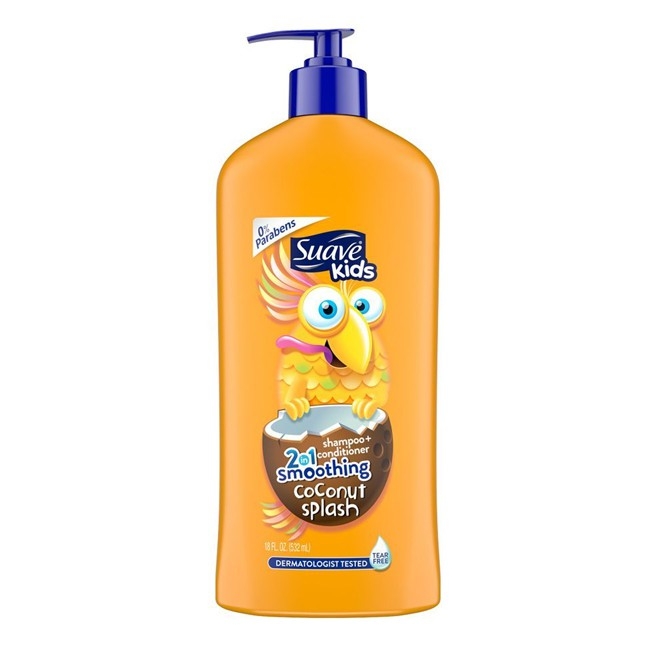 [HCM]Sữa Tắm Gội Không Cay Mắt Cho Bé SUAVE KID 532ml