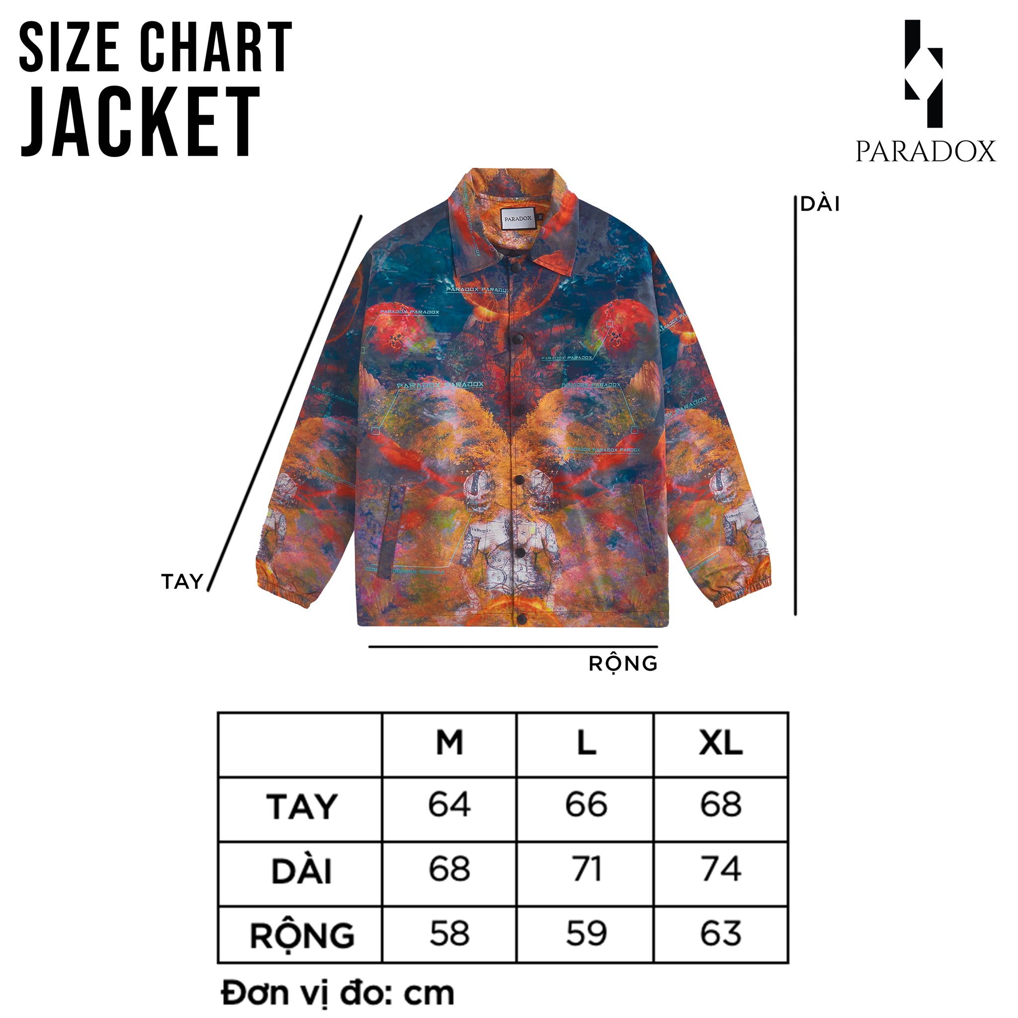 PARADOX Áo khoác dù PARALLEL JACKET