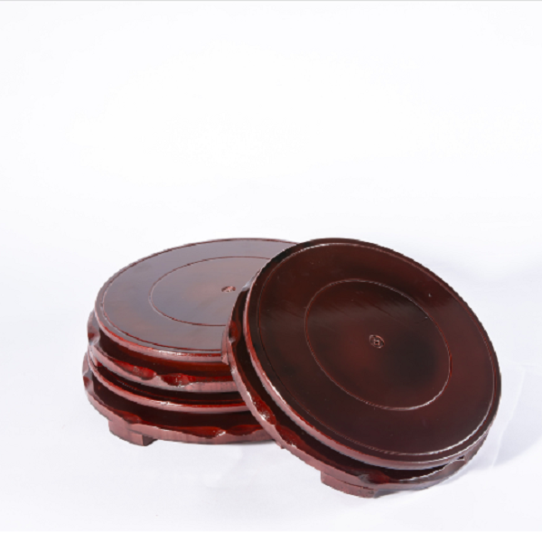 Đế gỗ kê tròn XOAY từ 10-20cm(Kê Thiềm thừ,Tượng phật,Bát hương ....)