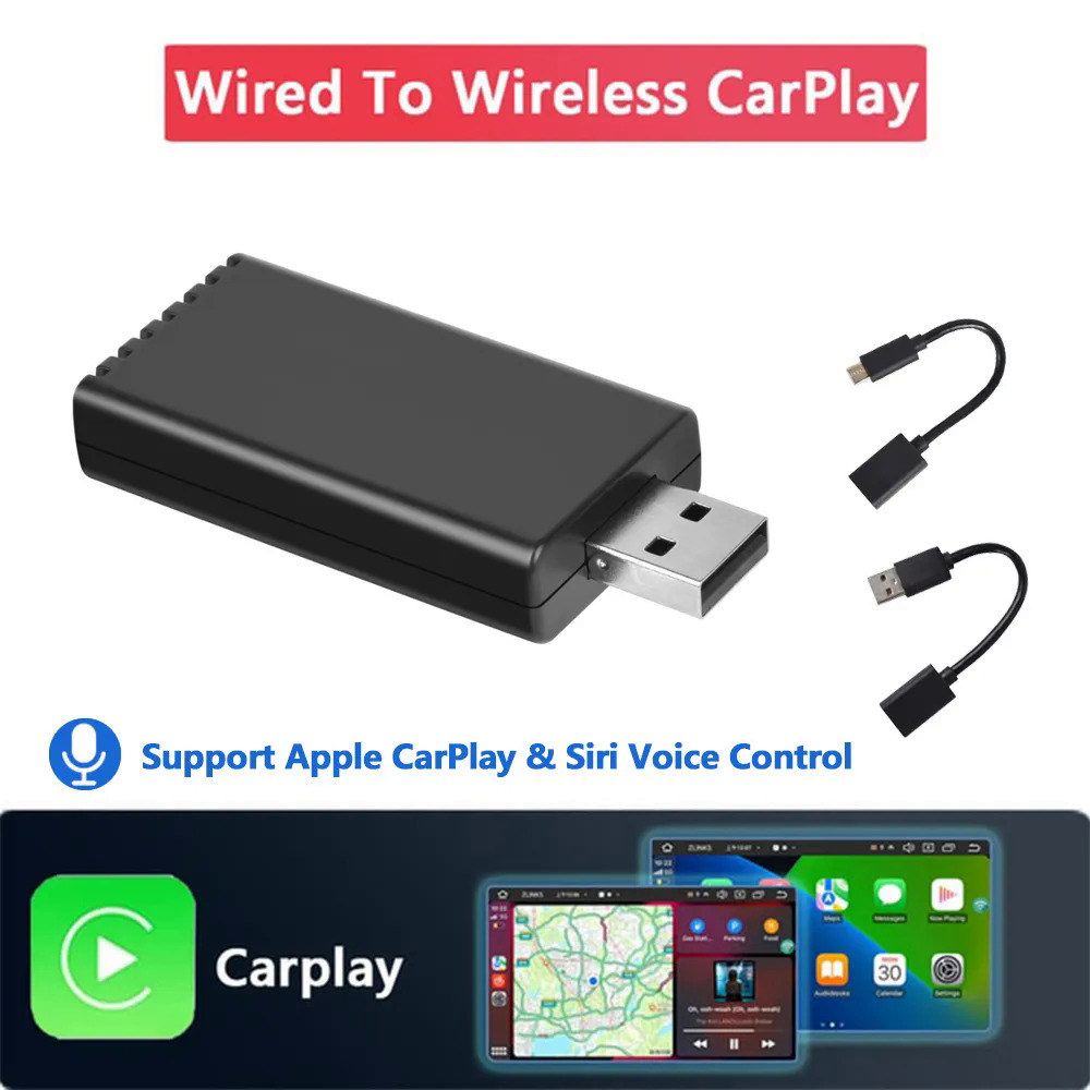Amprime không dây Apple Carplay Mini ai TV Carplay Bộ chuyển đổi không dây USB Dongle cho Audi Benz VW Porsche Honda TOYOTA OEM xe