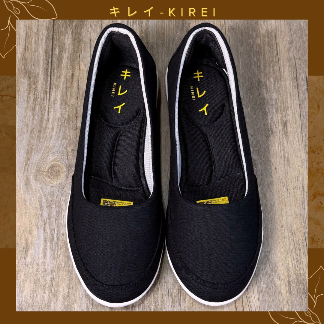 Giày búp bê bệt Kirei Sōwa Walk Canvas đế dẻo siêu êm