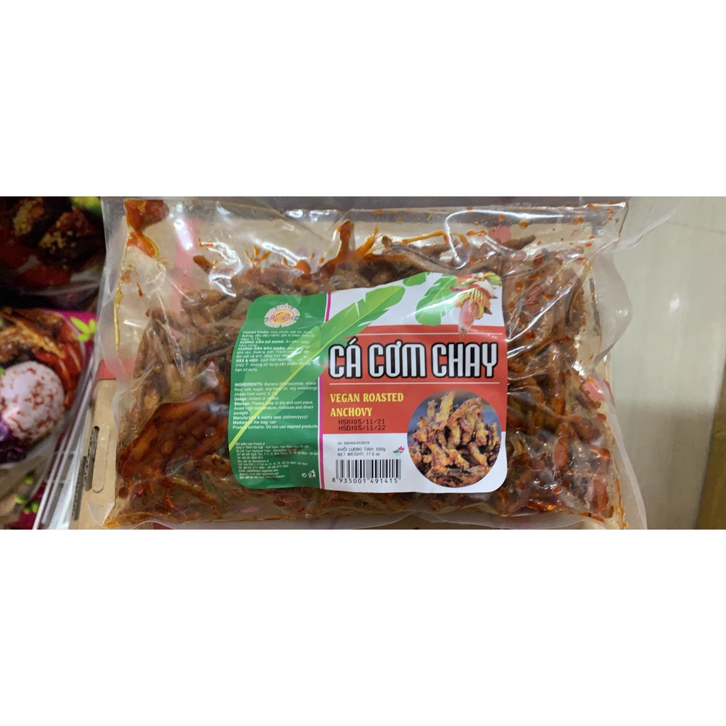 Cá Cơm Kho Chay - Bịch 500g