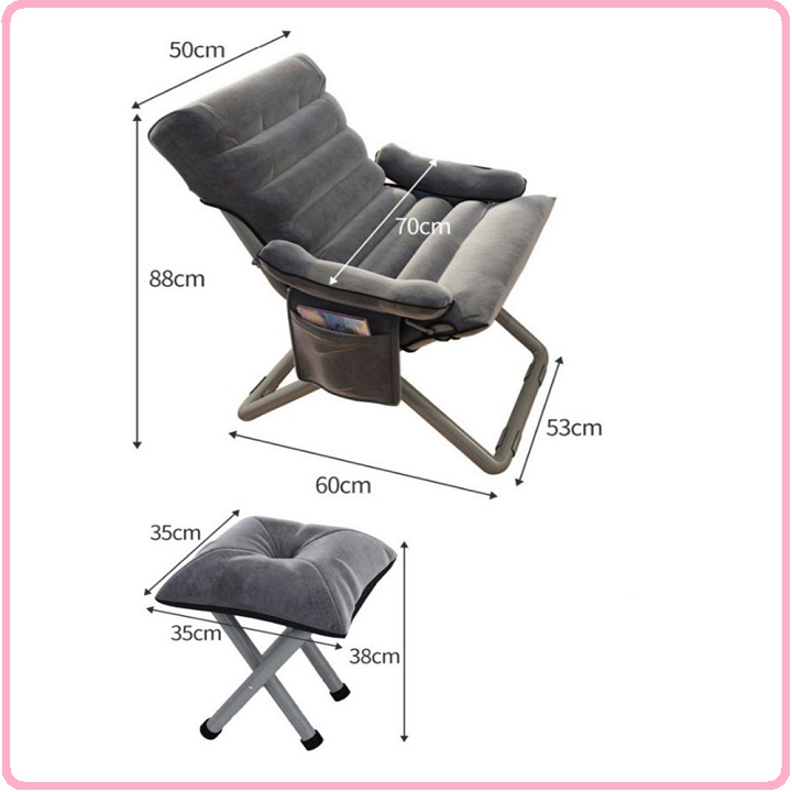 Ghế thư giãn đọc sách, ghế lười RE0676 0677