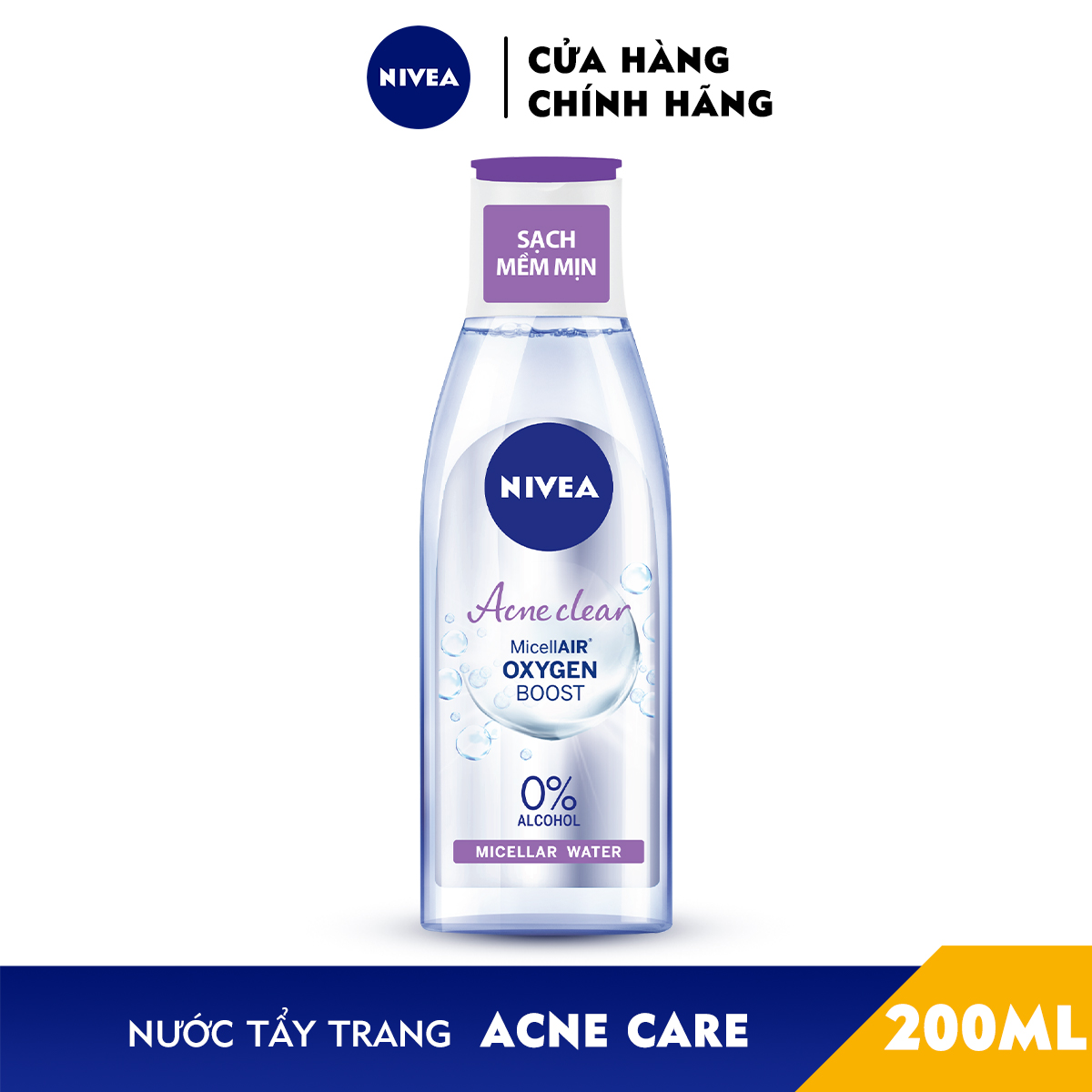 Combo 2 Nước Tẩy Trang NIVEA Acne Care Ngừa Mụn Micellar Water (200ml) - 89271