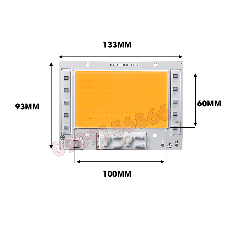 Mắt Led cob 220v 100w