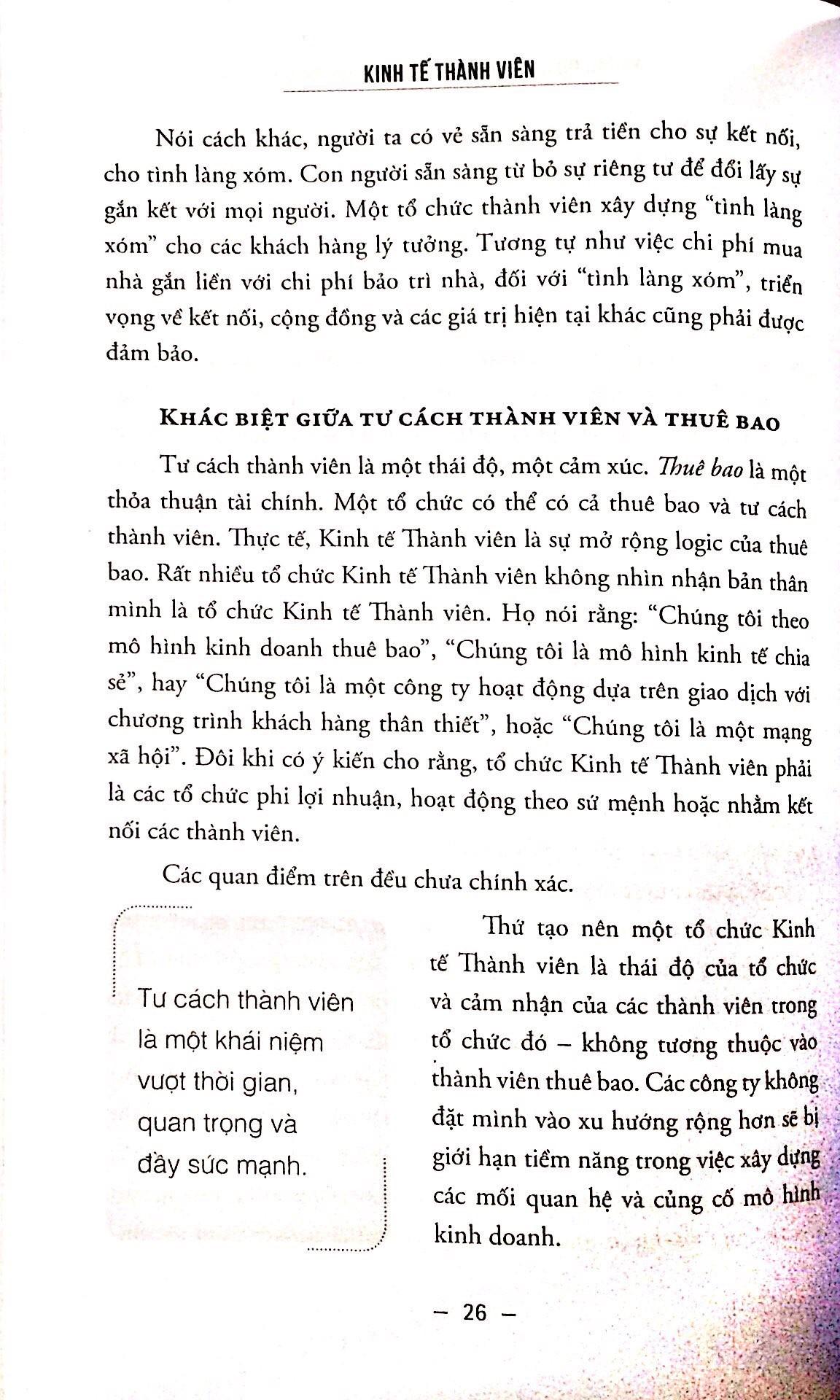 Sách - Kinh tế thành viên