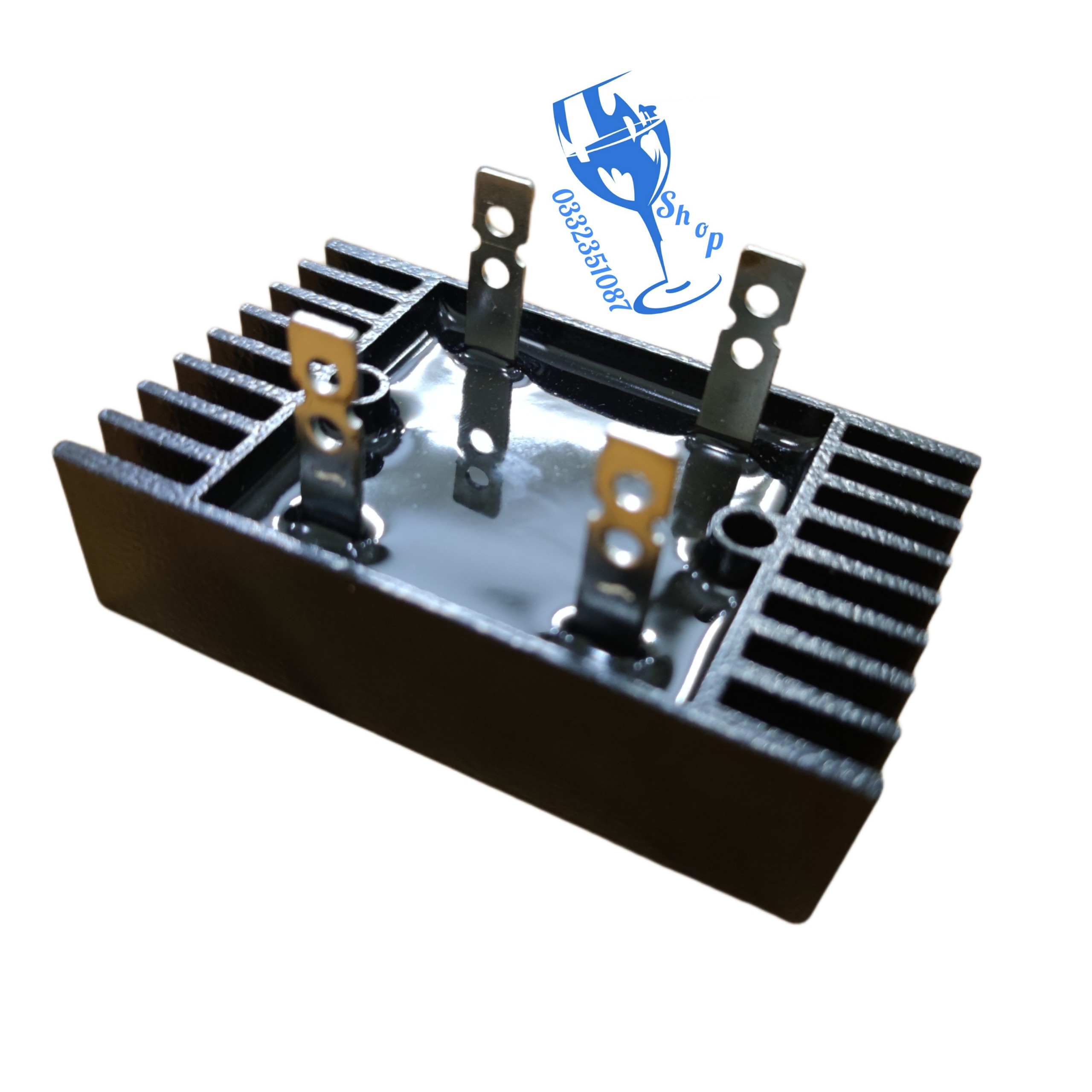 [FreeShip] [Ảnh thật] Cầu Diode chỉnh lưu 100A -1200V( Một pha 4 chân )