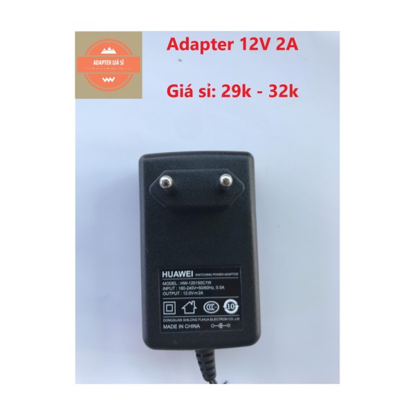 Bảng giá [HCM]Adapter nguồn 12V 2A hàng đẹp giá rẻ Phong Vũ