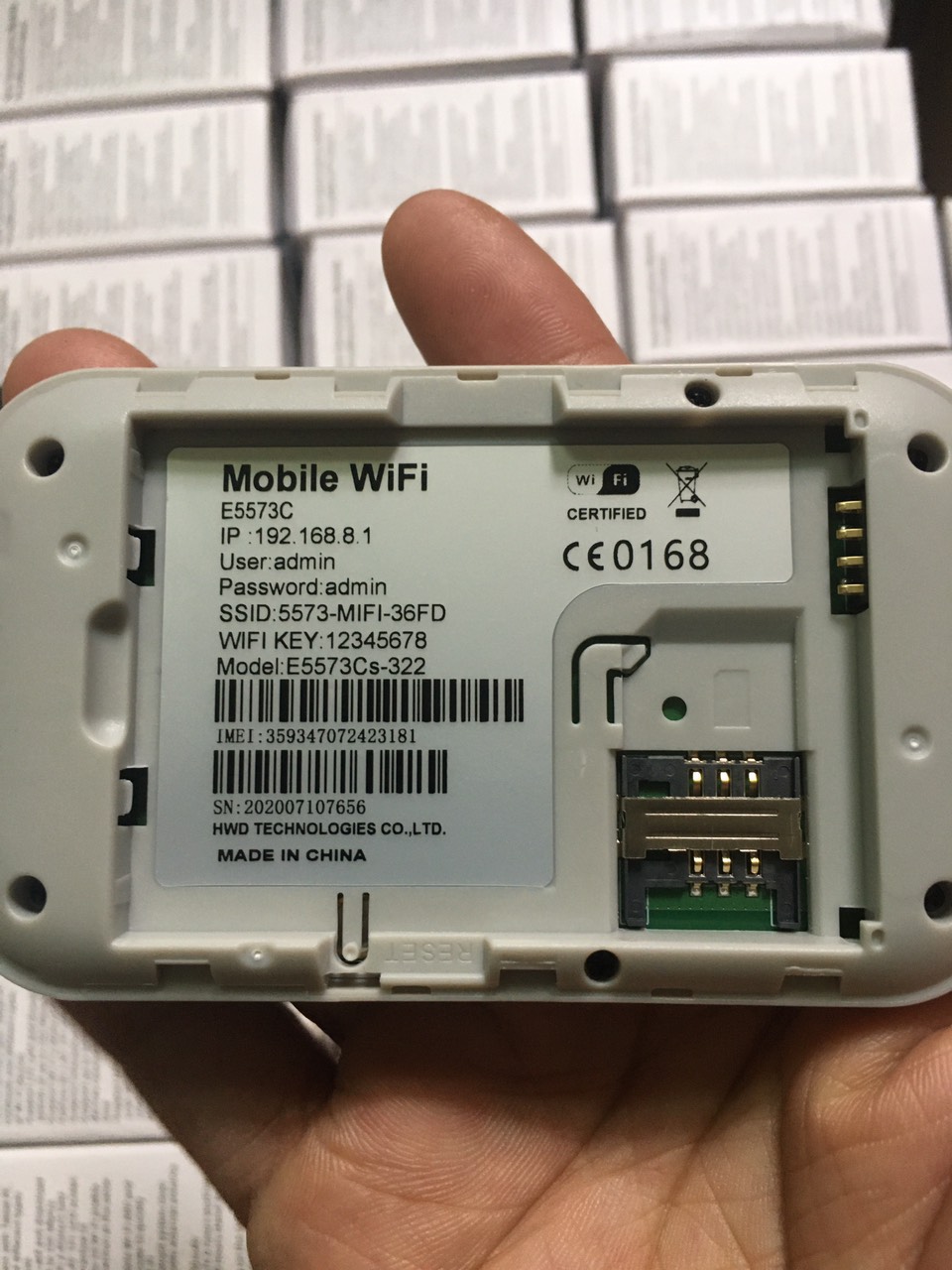 Bộ phát wifi từ sim 4g LTE - 5573C. Tốc độ 150mpbs