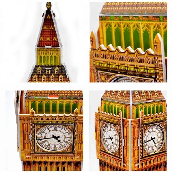Mô Hình Giấy 3D Magic Puzzle: Tháp Đồng Hồ Big Ben G268-36
