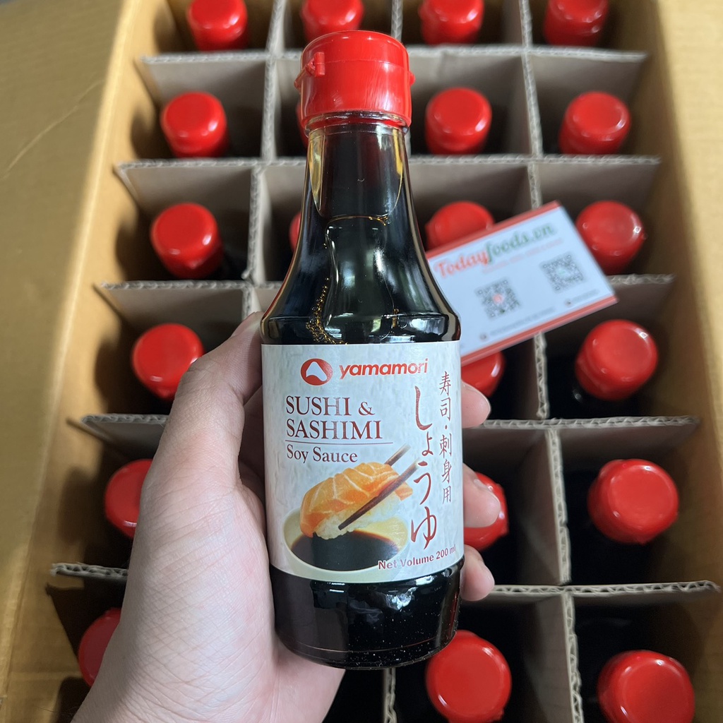 Nước Tương Sushi Sashimi YAMAMORI 200ML (Không chất bảo quản)