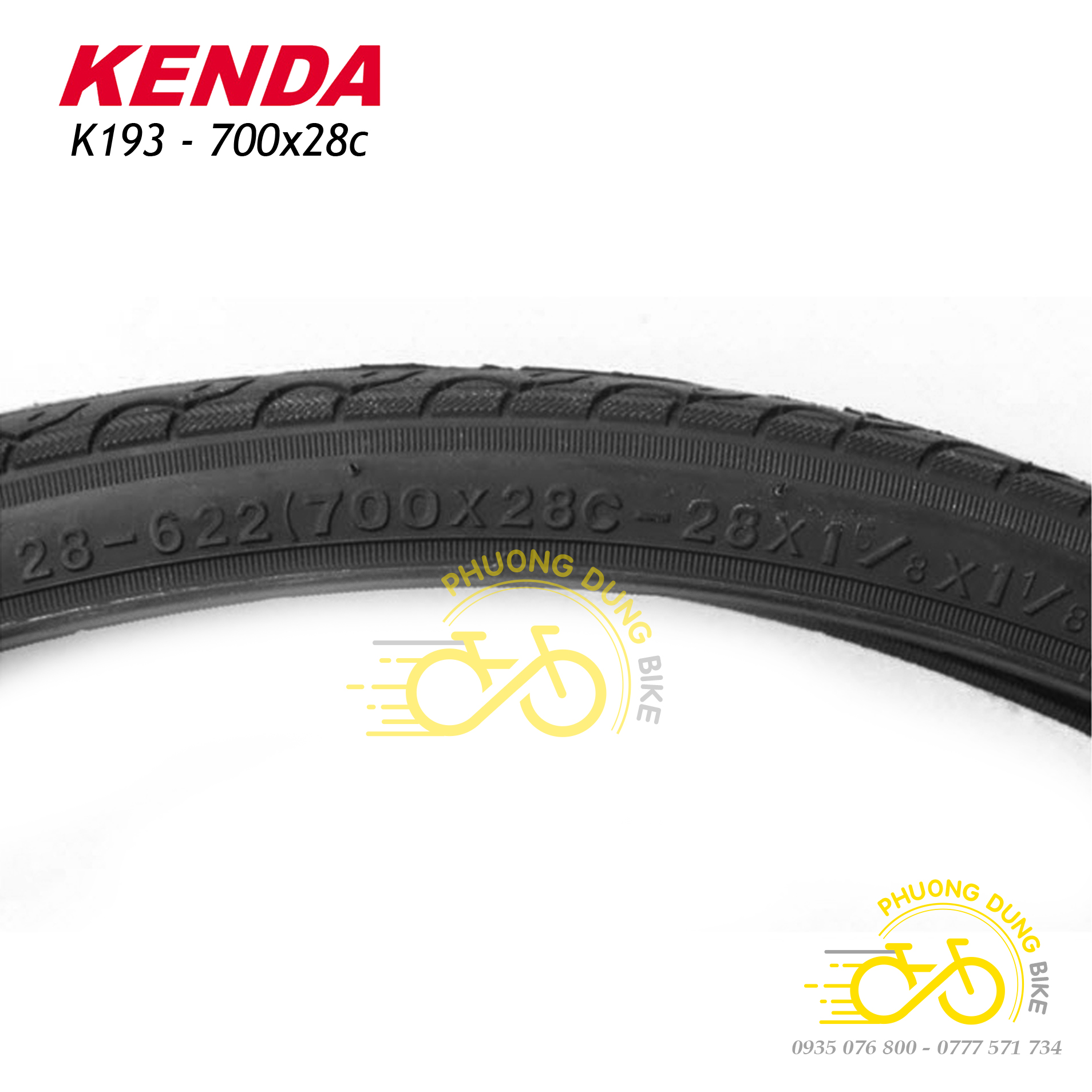 Lốp (Vỏ) xe đạp KENDA VN KWEST K193 700x28C - 1 Cái