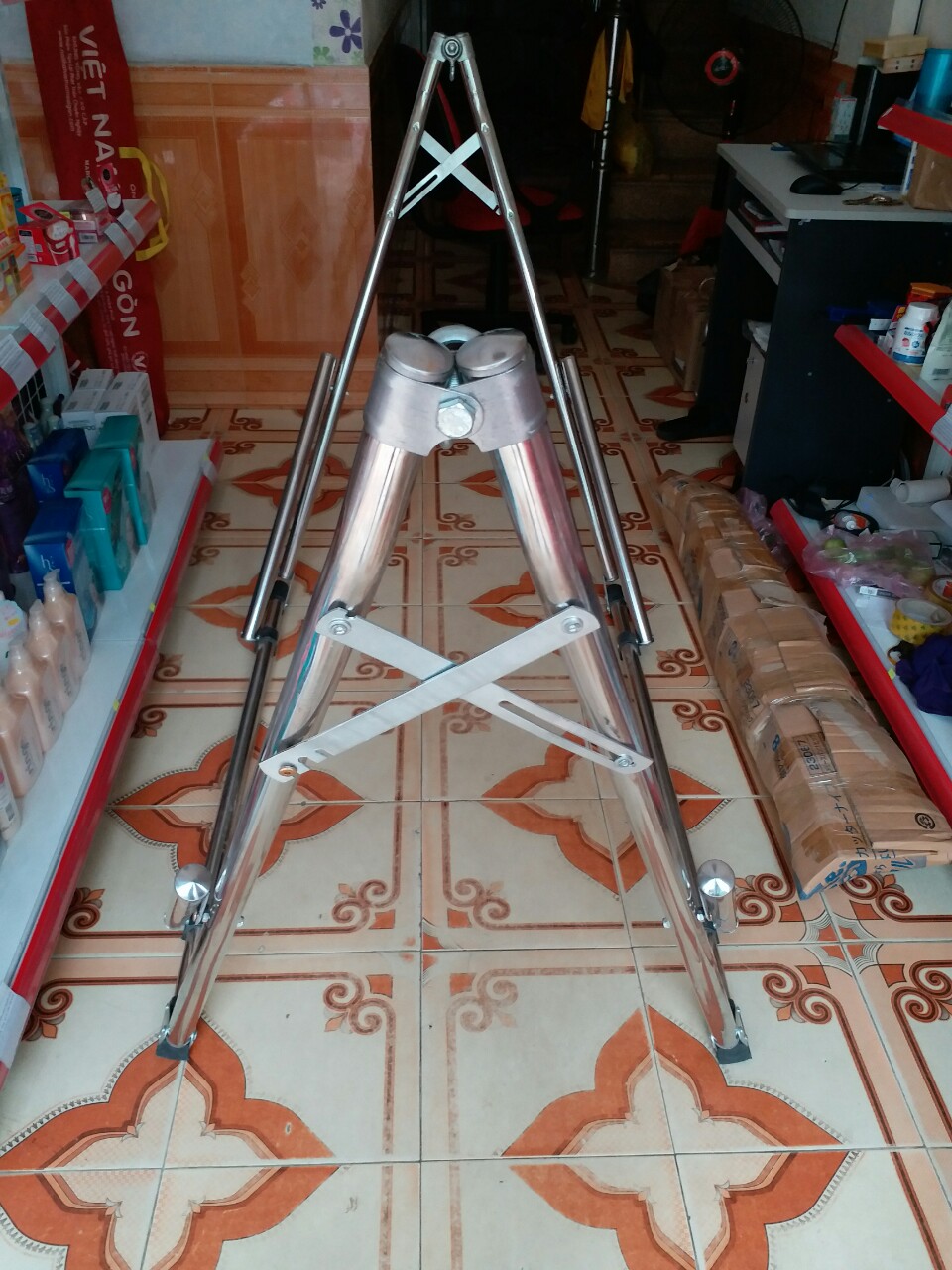 CHỈ KHUNG- VÕNG XẾP INOX PHI 32 sáng bóng, không gỉ sét