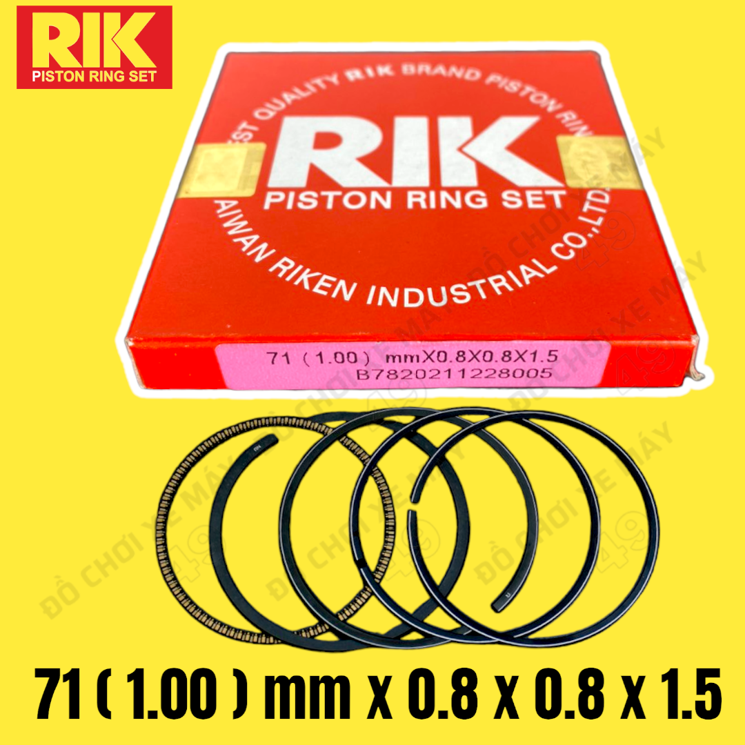 Bạc RIK Chính Hãng 62mm/65mm/72mm