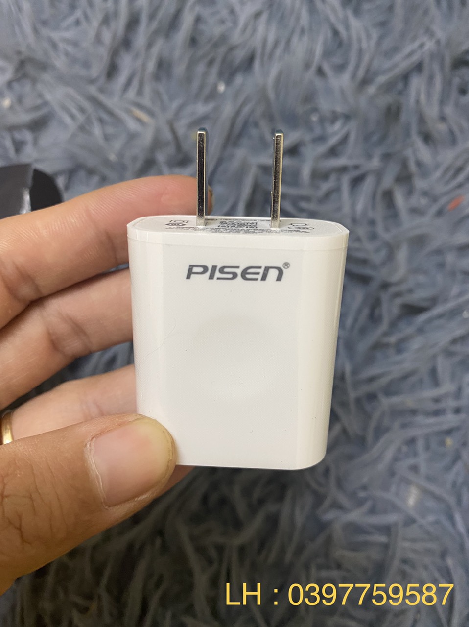 Bộ sạc nhanh Pisne 10W dùng cho iphone, ipad - Hàng chính hãng BH 12 tháng