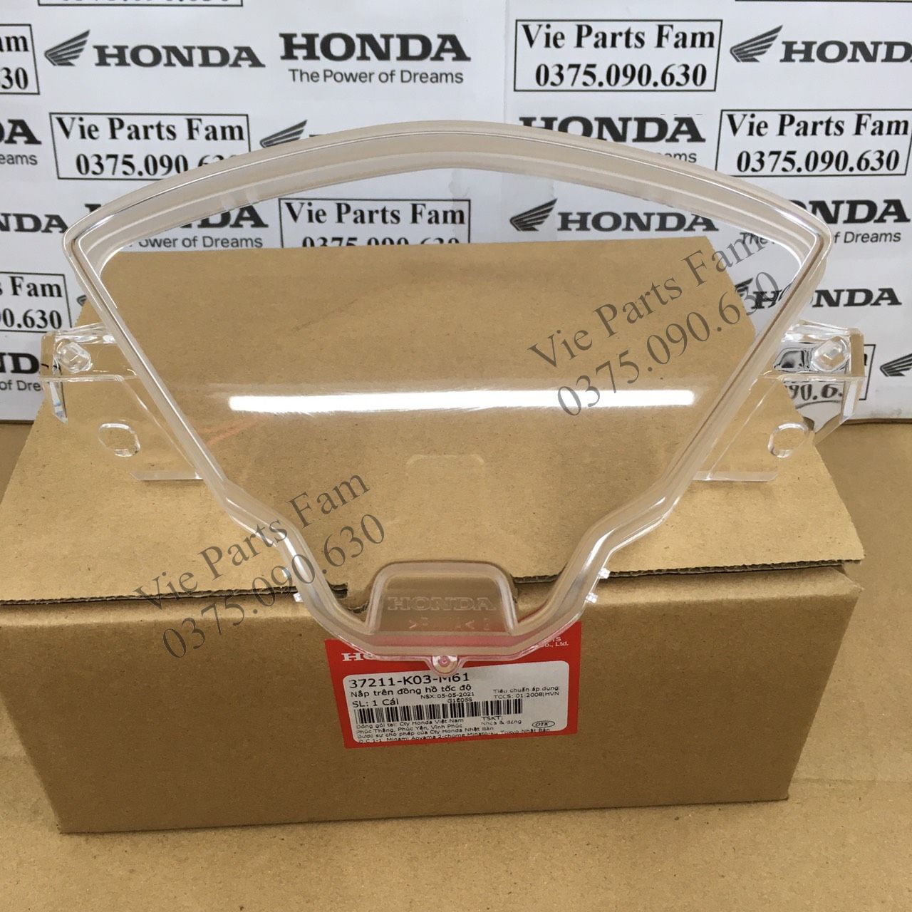 Mặt kính đồng hồ Wave RSX Fi 110 (đời 2014-2023), din Honda mới 100% (by Vie Parts Fast)