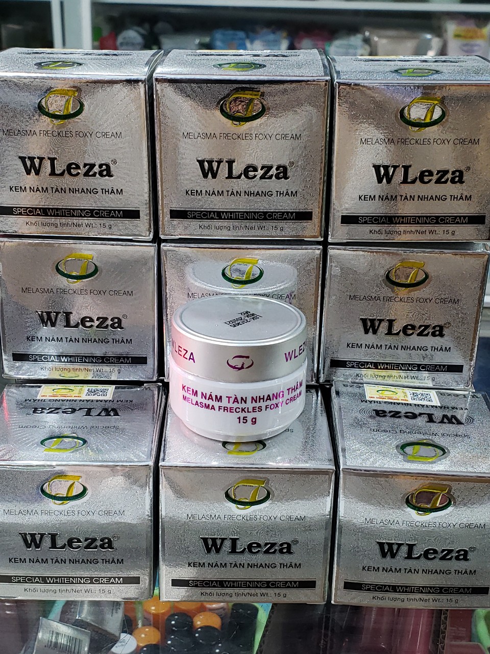 Kem nám tàn nhang thâm Wleza 15gr