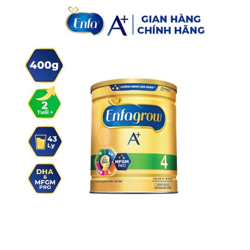 [HCM]Sữa Enfagrow A+ 4 Loại 400g cho bé ( HSD 29/11/2021)