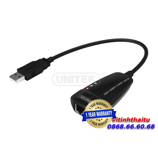 Cáp USB 2.0 - LAN Unitek (Y - 1466)