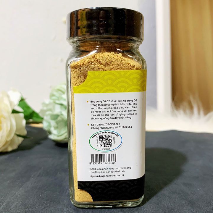 Bột gừng hữu cơ Dace 45g