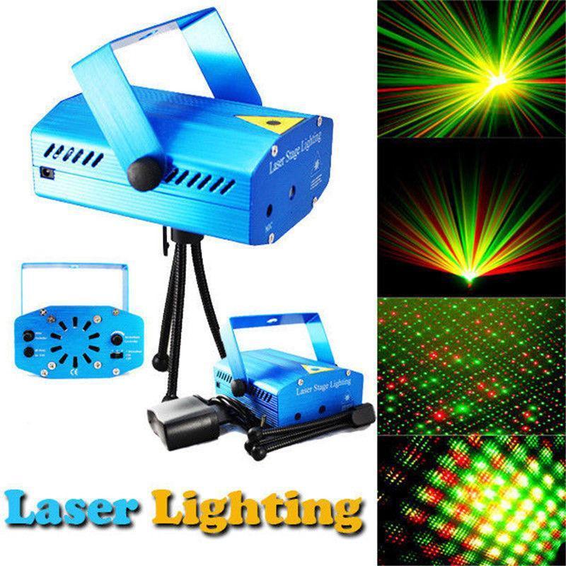 Đèn chiếu Laze mini trang trí sân khấu/ vũ trường (Xanh dương nhạt)