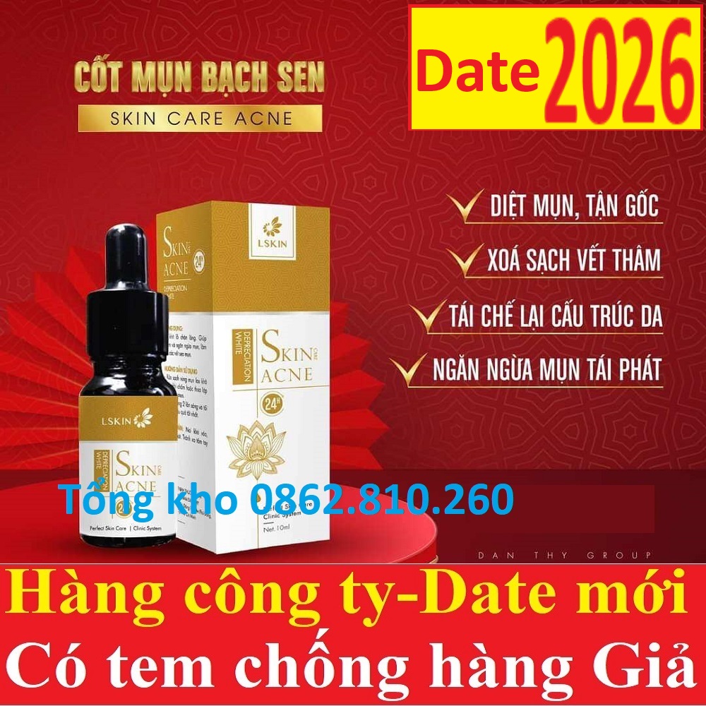 Cốt mụn Bạch Sen Lskin Đan Thy - sản phẩm chính hãng