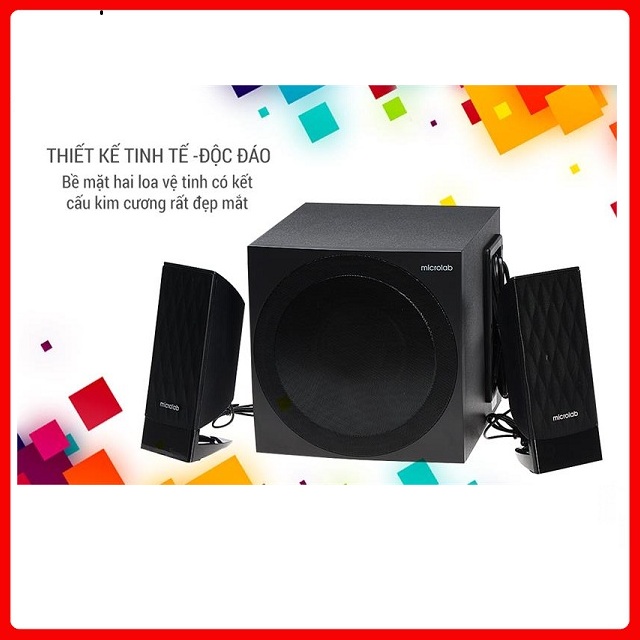 Loa Bluetooth Microlab M-300BT/2.1 (Tích hợp Bluetooth USB Thẻ nhớ)- BH12T