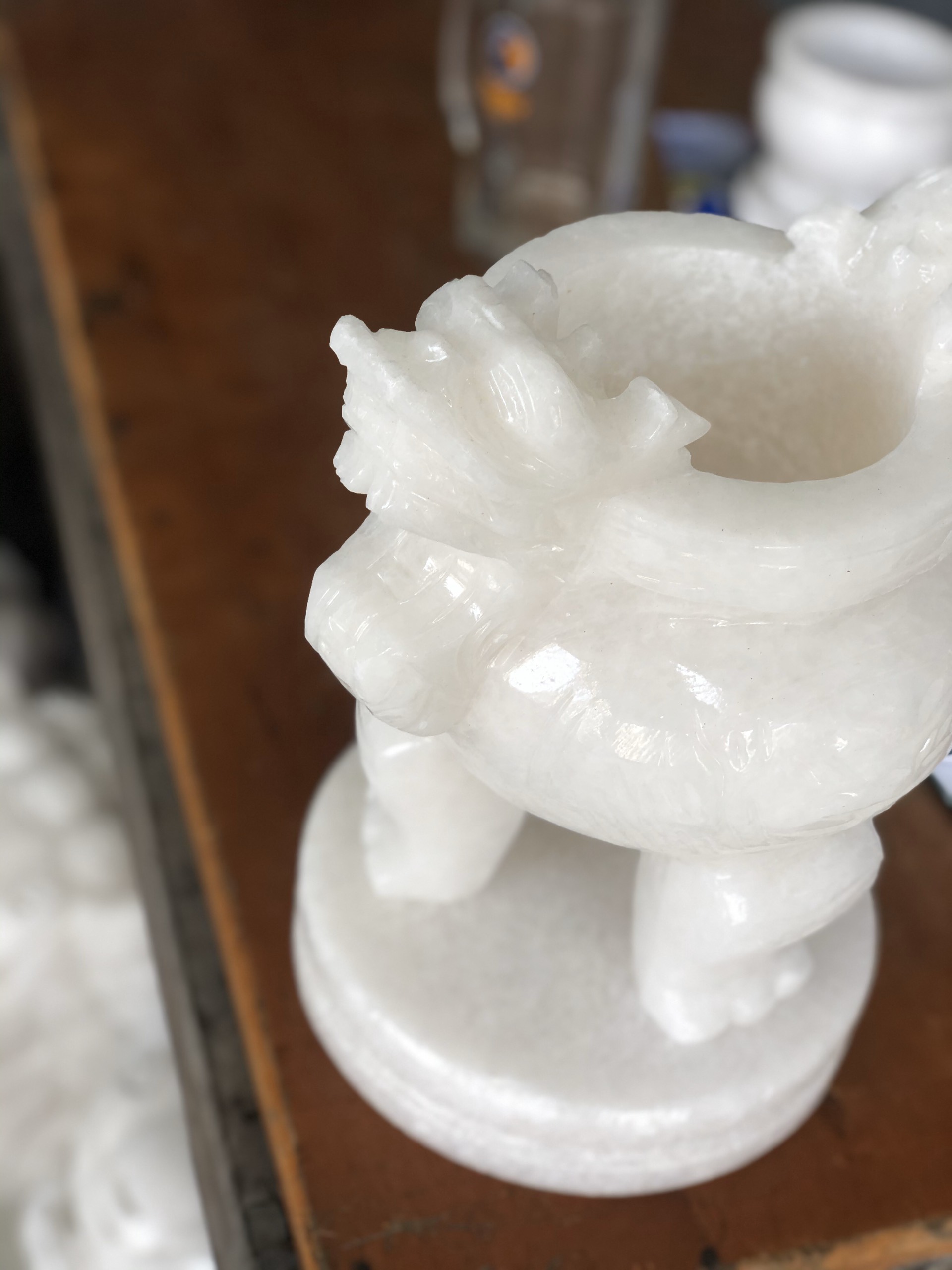 [FreeshipMAX] lư hương đá nước nước đường kính 20cm