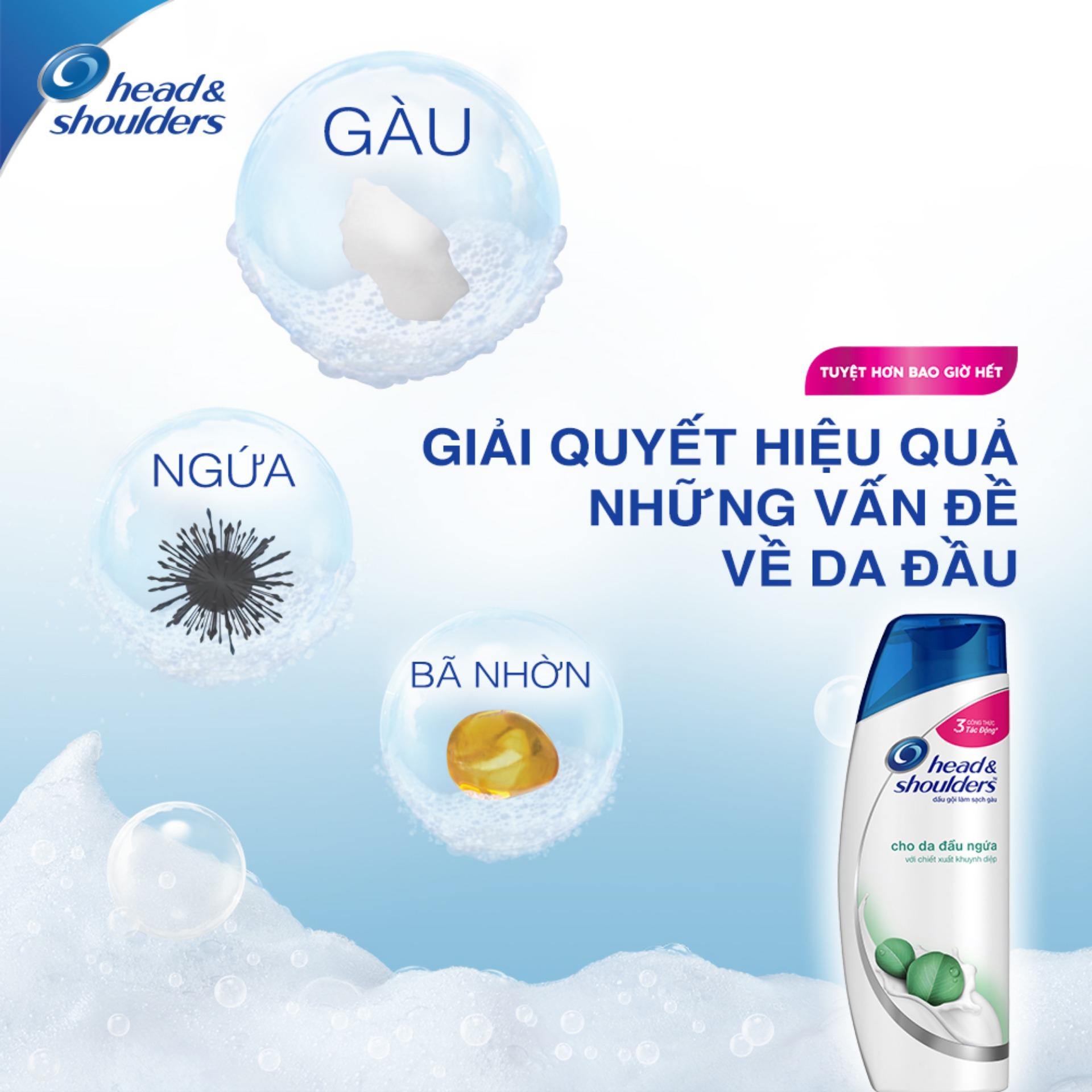 Dầu Gội Head & Shoulders Cho Da Đầu Ngứa 625ml
