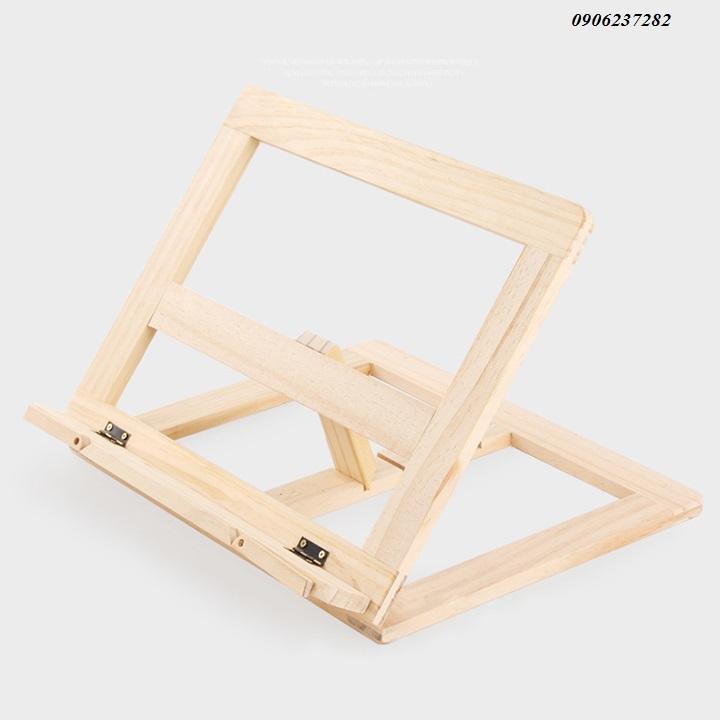 Khung gỗ đọc sách, để laptop, ipad xếp gọn