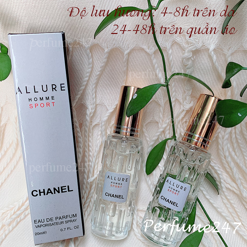 [HCM]COMBO 3 CHAI NƯỚC HOA NAM MINI ALLURE 20ML