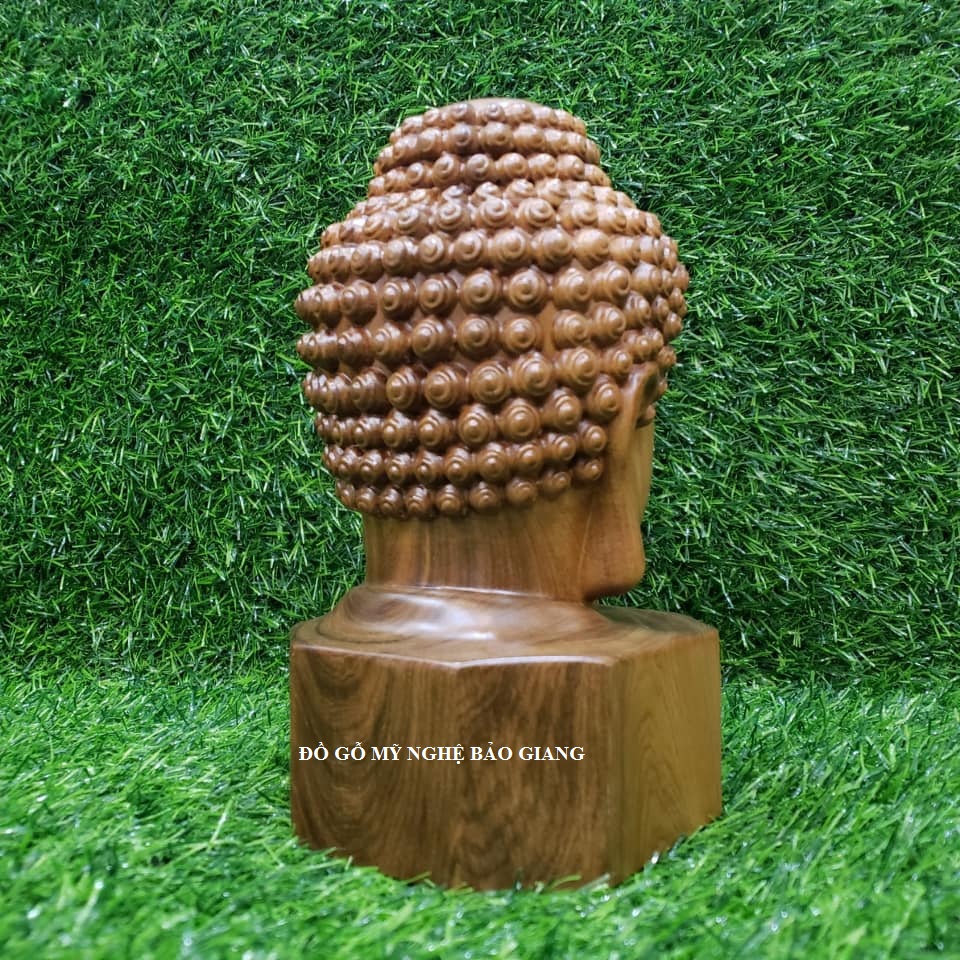 Tượng phật Thích ca gỗ bách xanh cao 20 cm - Diện Phật