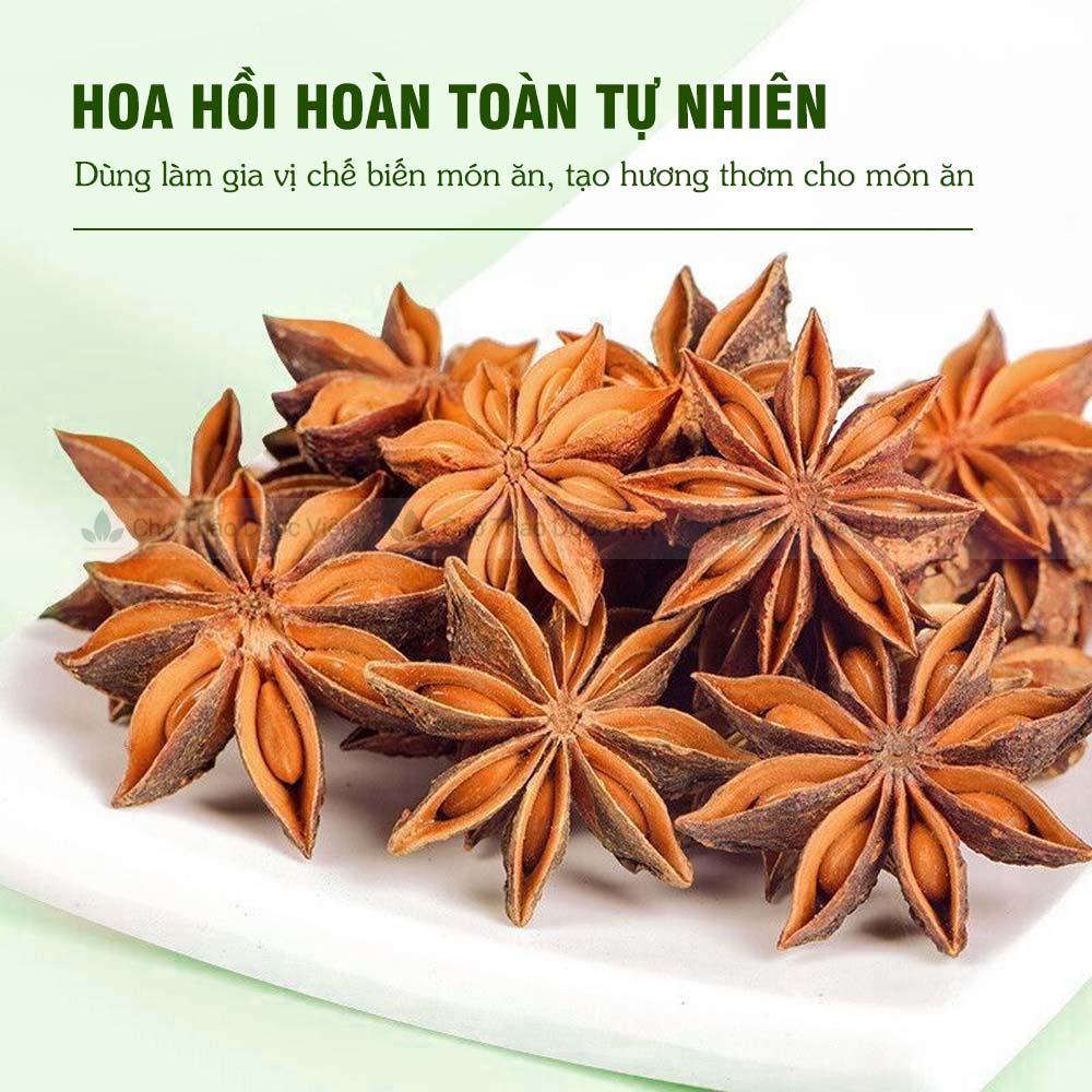 Hoa hồi 500g, đại hồi, khô, thơm, gia vị tẩm ướp tự nhiên, quế, hồi, thảo quả, nguyệt quế tự chọn