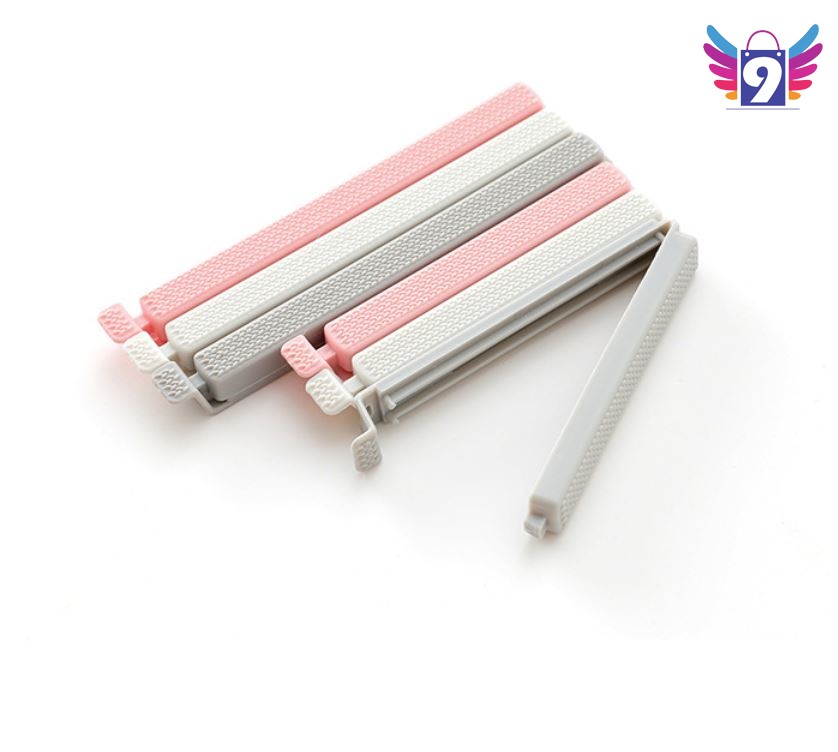 [3-5/8 Hoàn Tiền 25%] - [HCM]Set 2 kẹp miệng túi thực phẩm có nam châm dán note tủ lạnh 9STORE