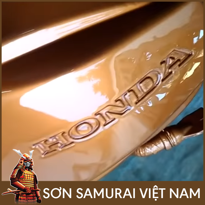 Sơn samurai màu đồng - Chai sơn EP41 vàng đồng sơn xịt samurai