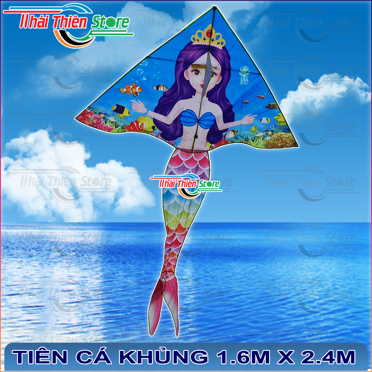 Diều Nàng Tiên Cá Khổng Lồ