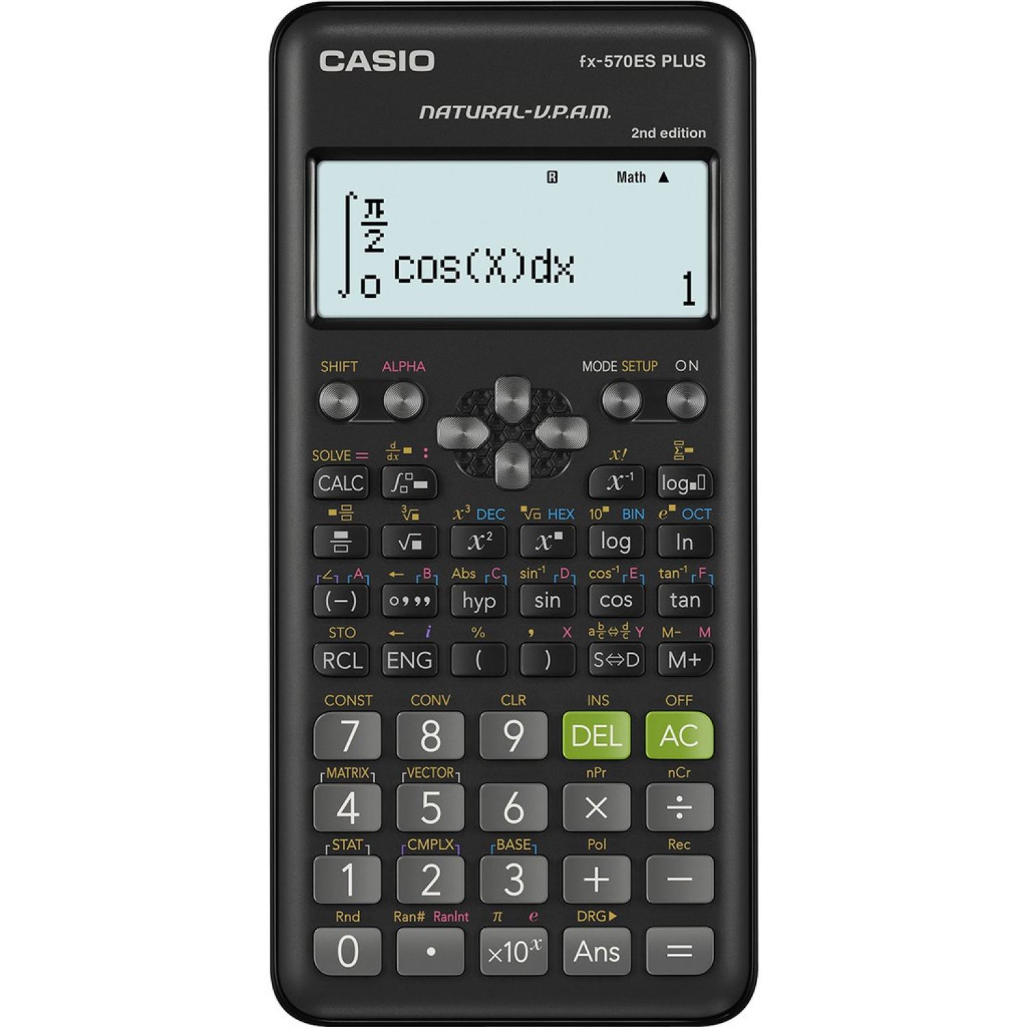 Máy tính CASIO Fx 570ES PLUS 51405 .Chuyên dụng cho học sinh cấp 3 với 417 chức năng