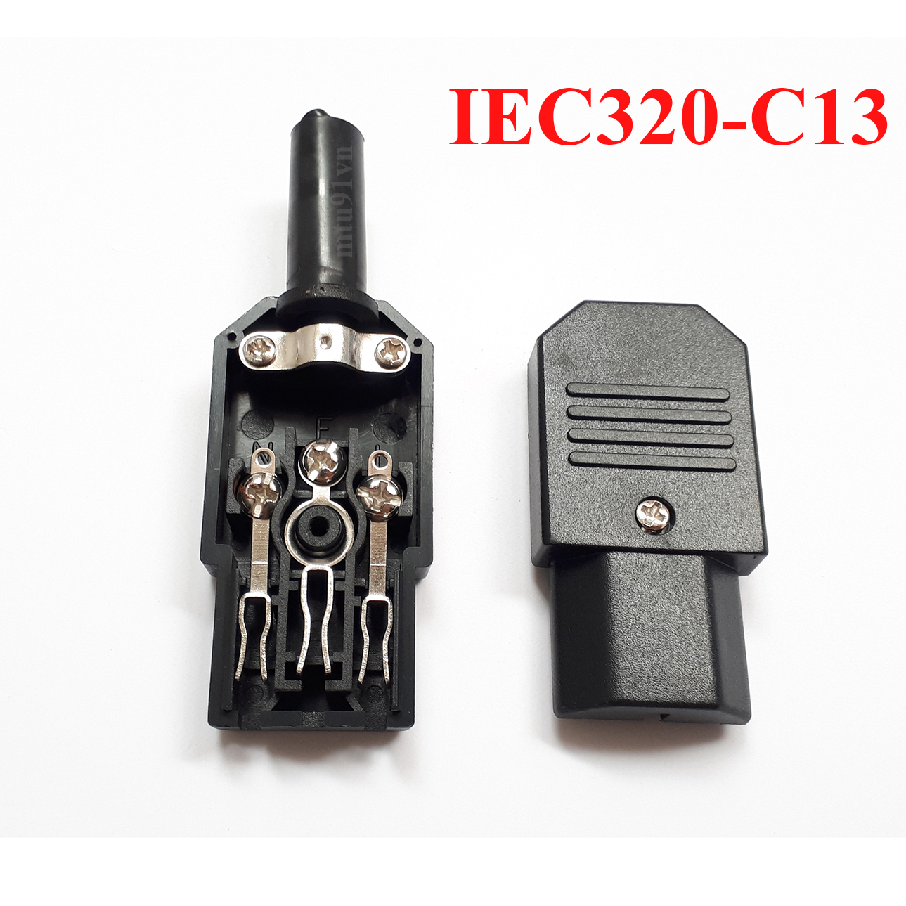 Combo 10 cái - Phích cắm nguồn Máy Tính đầu nối C13 Female