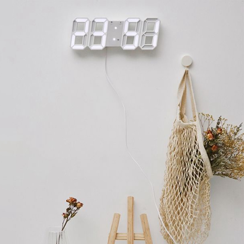 Đồng Hồ Báo Thức Kỹ Thuật Số Có Đèn Led Và Phụ Kiện