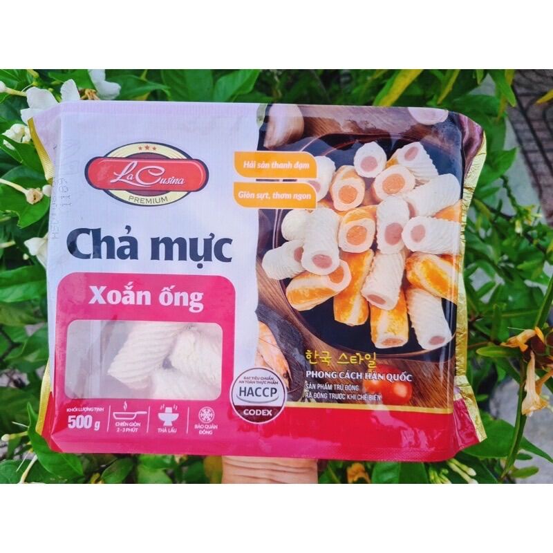 Chả mực xoắn ống 500gr