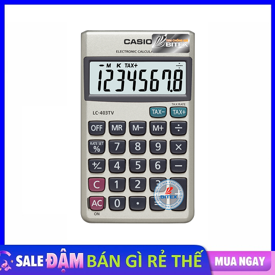 [HCM]Máy Tính Casio LC-403TV