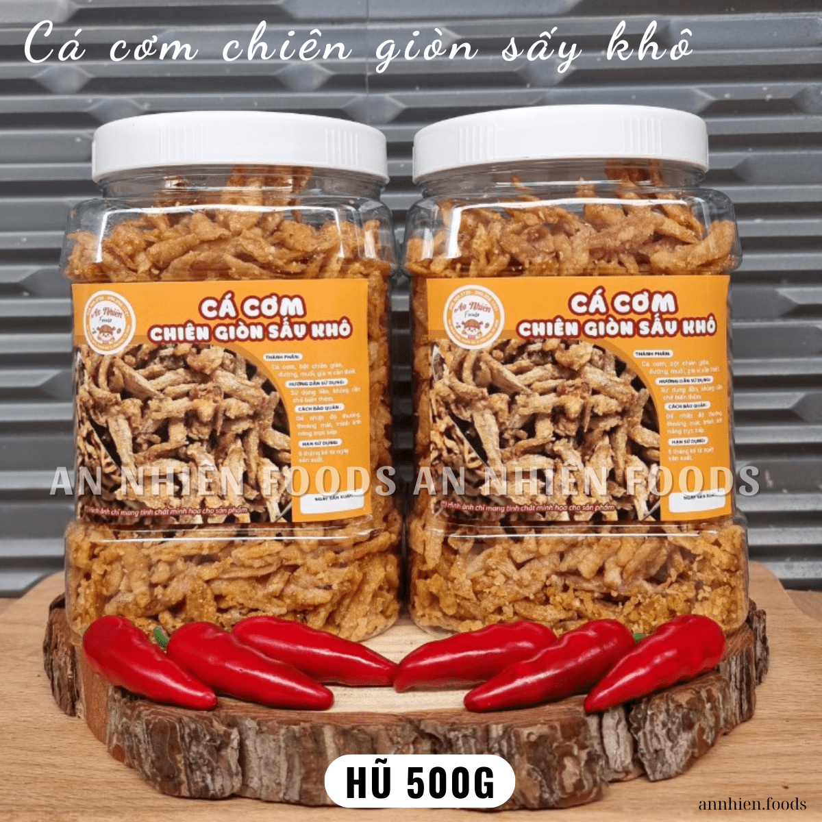 1 KG- Cá cơm chiên giòn tẩm vị đậm đà
