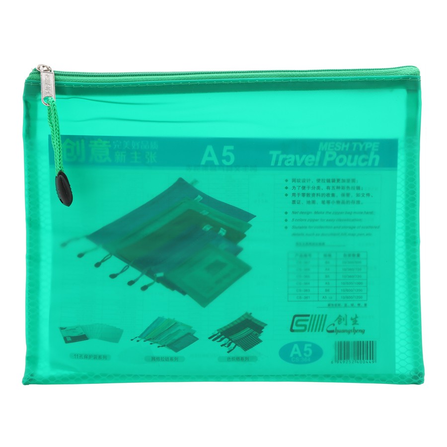TTúi Kéo Lưới Trong  A4 CSM CS-336