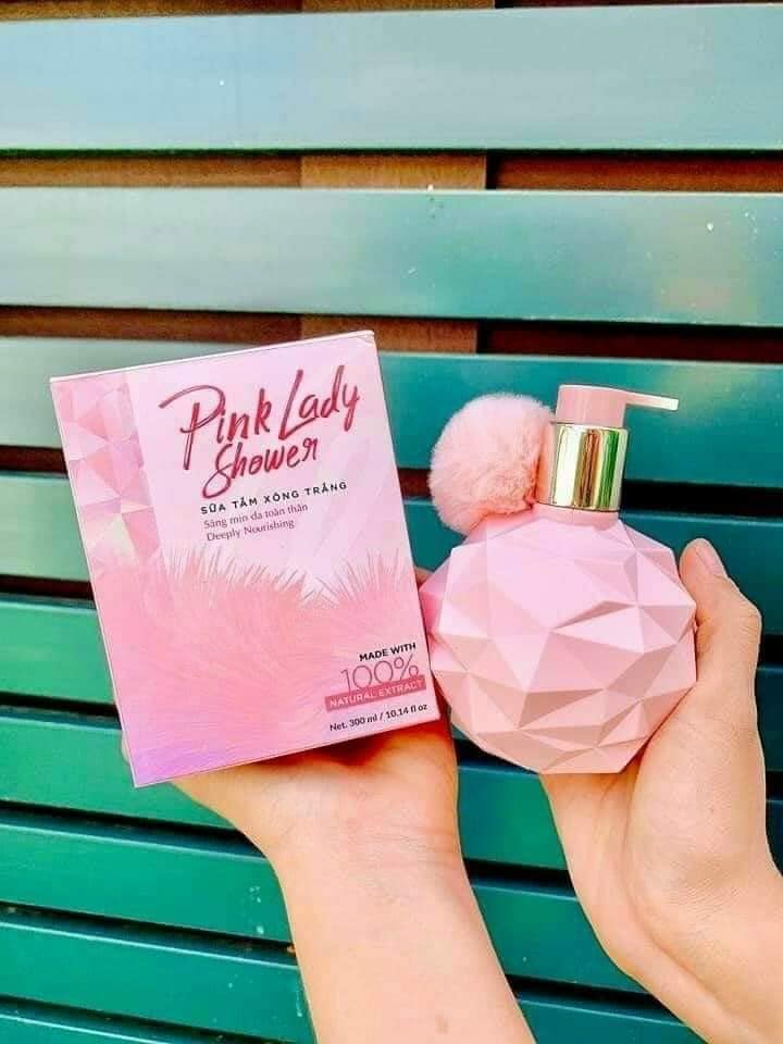 Sữa tắm xông trắng Pink Lady Qlady