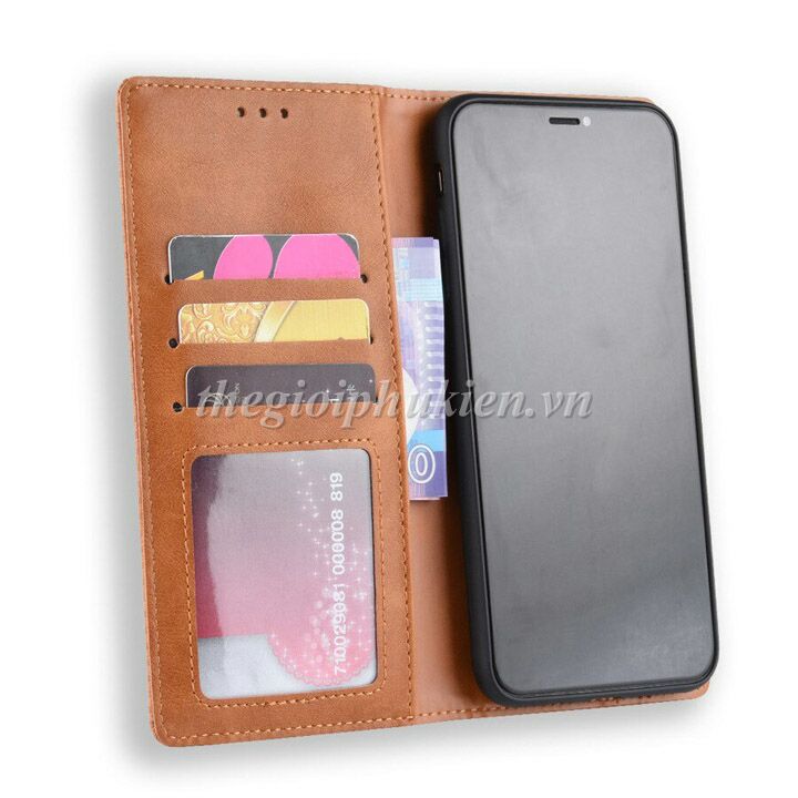 Bao da dạng ví iPhone X, Xs Luxury Leather