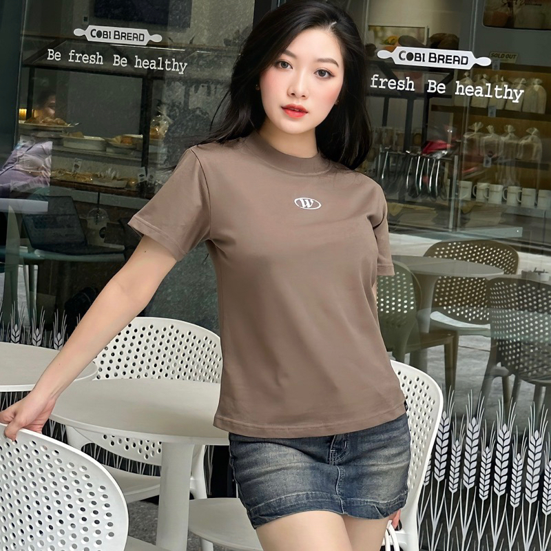 [Nhập LazXuHuong02 - giảm 25k đơn từ 199k] Áo thun BABYTEE LOGO W - Whattowear